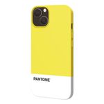 Pantone PT-PC1007Y custodia per cellulare 15,5 cm (6.1") Cover Bianco, Giallo