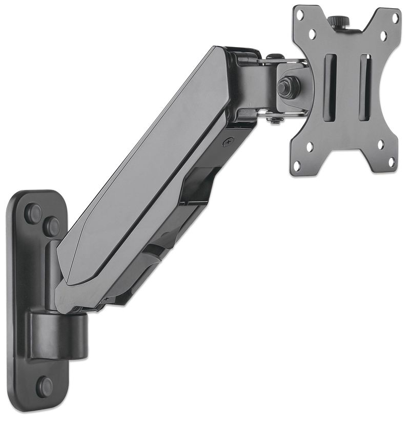 Manhattan-461603-supporto-da-tavolo-per-Tv-a-schermo-piatto-813-cm-32-Grigio-Parete--TV---Monitor-Mount-Wall-Spring-Arm-