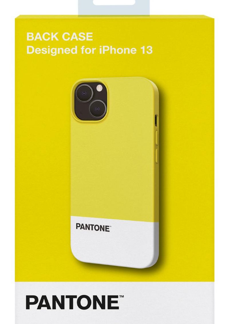 Pantone-PT-PC1007Y-custodia-per-cellulare-155-cm--6.1---Cover-Bianco-Giallo