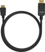 Vision-TC-2MDPHDMI-BL-cavo-e-adattatore-video-2-m-DisplayPort-HDMI-tipo-A-Standard-Nero--VISION-Professional-installatio