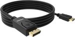 Vision-TC-2MDPHDMI-BL-cavo-e-adattatore-video-2-m-DisplayPort-HDMI-tipo-A-Standard-Nero--VISION-Professional-installatio