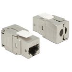 Delock Modulo Keystone Jack RJ45 Cat.6A senza attrezzi