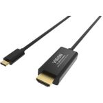 Vision TC-2MUSBCHDMI-BL 2 m USB tipo-C HDMI tipo A Standard Nero (VISION Professional installation-grade USB-C to HDMI c