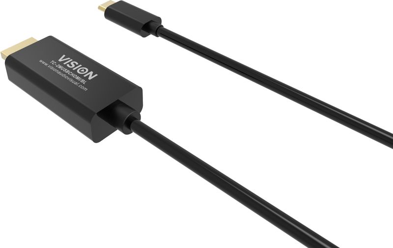 Vision-TC-2MUSBCHDMI-BL-2-m-USB-tipo-C-HDMI-tipo-A-Standard-Nero--VISION-Professional-installation-grade-USB-C-to-HDMI-c