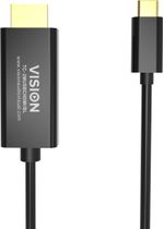 Vision-TC-2MUSBCHDMI-BL-2-m-USB-tipo-C-HDMI-tipo-A-Standard-Nero--VISION-Professional-installation-grade-USB-C-to-HDMI-c