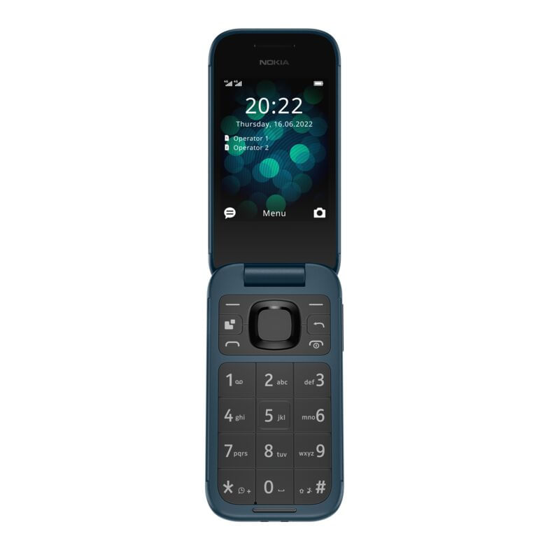 Nokia-2660-Flip-4G-Dual-SIM-48MB-RAM-128MB---Blue-EU