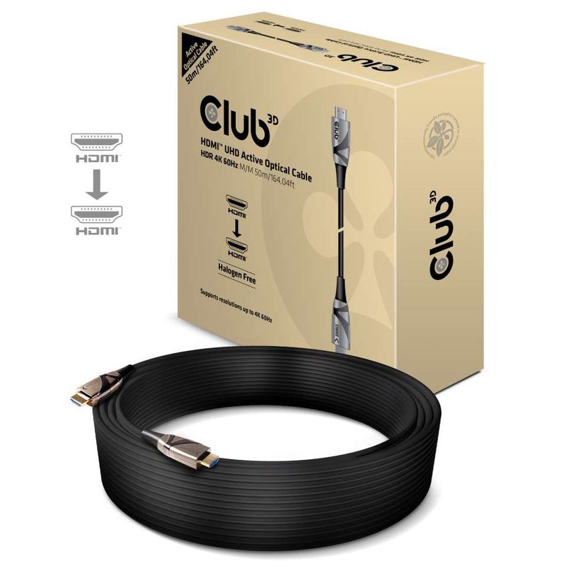 Cavo-HDMI-HDMI-S-S-50.0m-CLUB-3D-HDMI-UHS-4K-60Hz-2.0