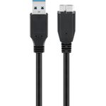 Microconnect Cavo Usb 3.0 Connettori Usb A - Micro Usb B - Lunghezza Mt. 3