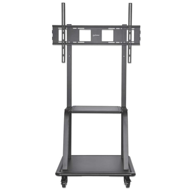 Manhattan-461665-supporto-da-tavolo-per-Tv-a-schermo-piatto-254-m-100-Nero-Pavimento--TV---Monitor-Mount-Trolley-Stand-1