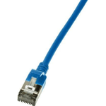 LogiLink Slim U/FTP cavo di rete Blu 3 m Cat6a U/FTP (STP)