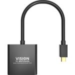 Vision TC-MDPVGA/BL cavo e adattatore video Mini DisplayPort VGA D-Sub Nero (VISION Professional installation-grade Mini