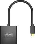 Vision-TC-MDPVGA-BL-cavo-e-adattatore-video-Mini-DisplayPort-VGA-D-Sub-Nero--VISION-Professional-installation-grade-Mini