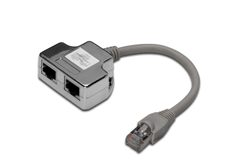 Adattatore-Schermato-Per-Cat.-5E-Per-2-Linee-Rj45-Su-Un-Unico-Cavo