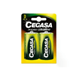 Cegasa Confezione da 2 batterie Cegasa Super Alcaline LR20 LR20 15V - Alta Tecnologia - Affidabilità - Alte Prestazioni