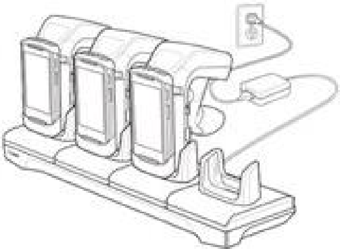 Zebra-CRD4S-RFD8500-1R-organizzatore-per-stazioni-di-carica-Libera-installazione-Nero--CRADLE-RFD8500-4-SLOT-CHARGING---