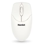 Hamlet OEM Mouse USB 1000 DPI 2 Tasti e Scroll Bianco