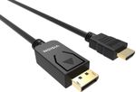 Vision-TC-1MDPHDMI-BL-cavo-e-adattatore-video-1-m-DisplayPort-HDMI-tipo-A-Standard-Nero--VISION-Professional-installatio