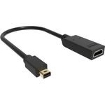 Vision TC-MDPHDMI/BL cavo e adattatore video Mini DisplayPort HDMI tipo A Standard Nero (VISION Professional installatio