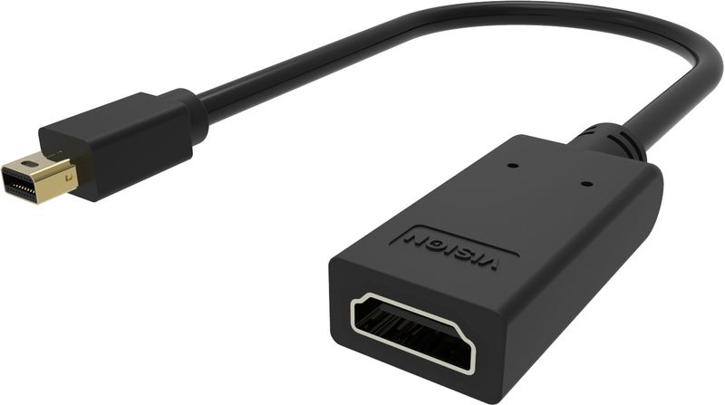 Vision-TC-MDPHDMI-BL-cavo-e-adattatore-video-Mini-DisplayPort-HDMI-tipo-A-Standard-Nero--VISION-Professional-installatio