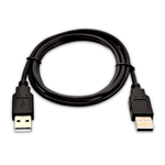 V7 Cavo USB nero da USB 2.0 A maschio a USB 2.0 A maschio 2m 6.6ft