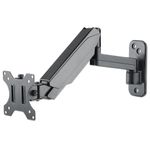 Manhattan 461610 supporto da tavolo per Tv a schermo piatto 813 cm 32 Nero Parete (TV & Monitor Mount Wall Spring Arm 1