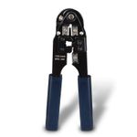 AISENS A142-0310 pinza crimpatrice Nero, Blu