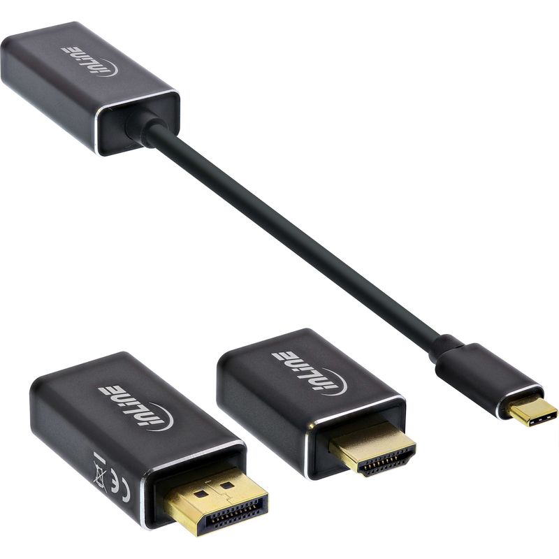 Set-convertitore-display-USB-6-in-1---4K-60Hz-nero