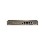 Tenda TEG5312F Switch Ethernet Gigabit Managed L3, 10 Porte Gigabit Base-T Ethernet con 2 Porte Gigabit Base-X SFP, QoS