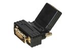 Adattatore-Bidirezionale-Dvi-24-1-Maschio---Hdmi<Sup>®<-Sup>-Femmina-Inclinabile-E-Routabile