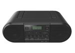 Radio-CD-Panasonic-RX-D500EG-K-funzionamento-a-rete-e-a-batteria