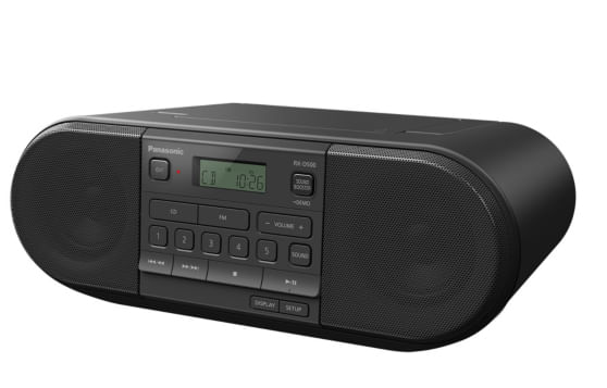 Radio-CD-Panasonic-RX-D500EG-K-funzionamento-a-rete-e-a-batteria