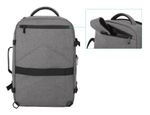 Manhattan-440370-borsa-per-laptop-439-cm-17.3-Zaino-Grigio--ROMA-TRAVEL-BACKPACK-17.3IN----ALSO-TABLET-SLEEVE-