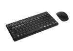 Rapoo-8000M-tastiera-Mouse-incluso-Bluetooth-QWERTZ-Tedesco-Nero