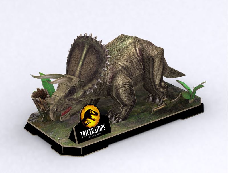 Revell-3D-Puzzle-Jurassic-World-Dominion---Triceratops-00242-Jurassic-World-Dominion---Triceratops-1-St.--00242-