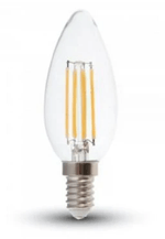 V-TAC-VT-1986D-Lampadina-LED-E14-4W-Candela-filamento-dimmerabile---Bianco-Caldo-2700K---SKU-4365