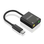 Convertitore-audio-da-USB-C-a-Aisens-48KHz---USB-C-M-2xJACK-3.5-H---10-cm---Colore-nero