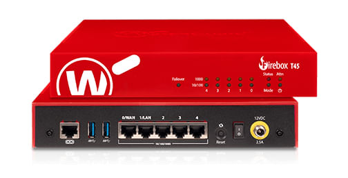 WatchGuard-Firebox-T45-firewall-hardware-394-Gbit-s--WatchGuard-Firebox-T45-with-1-Year-Standard-Support-