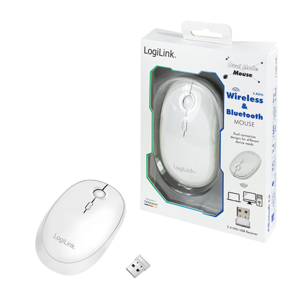 Mouse-ottico-LogiLink-24-GHz-bianco-Bluetooth-senza-fili