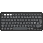 Logitech Pebble Keys 2 K380s tastiera Universale RF senza fili + Bluetooth QWERTY Danese, Finlandese, Norvegese