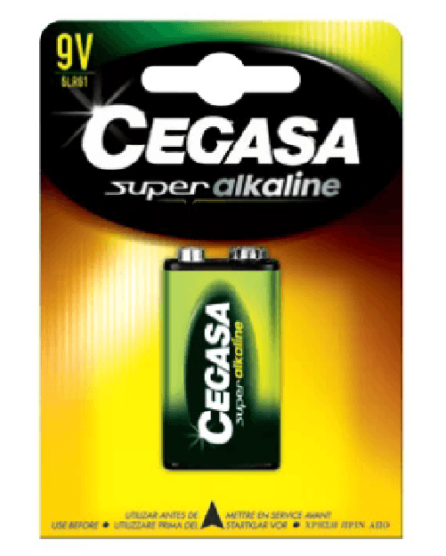 Cegasa-Super-Alkaline-Confezione-da-1-Batteria-6LR61-9V---Alta-Tecnologia---Affidabilita---Alte-Prestazioni---Massime-Prestazioni