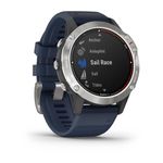 GARMIN-QUATIX-6-Gray-con-cinturino-in-silicone-Captain-Blue-RICONDIZIONATO-art.010-02158-91R