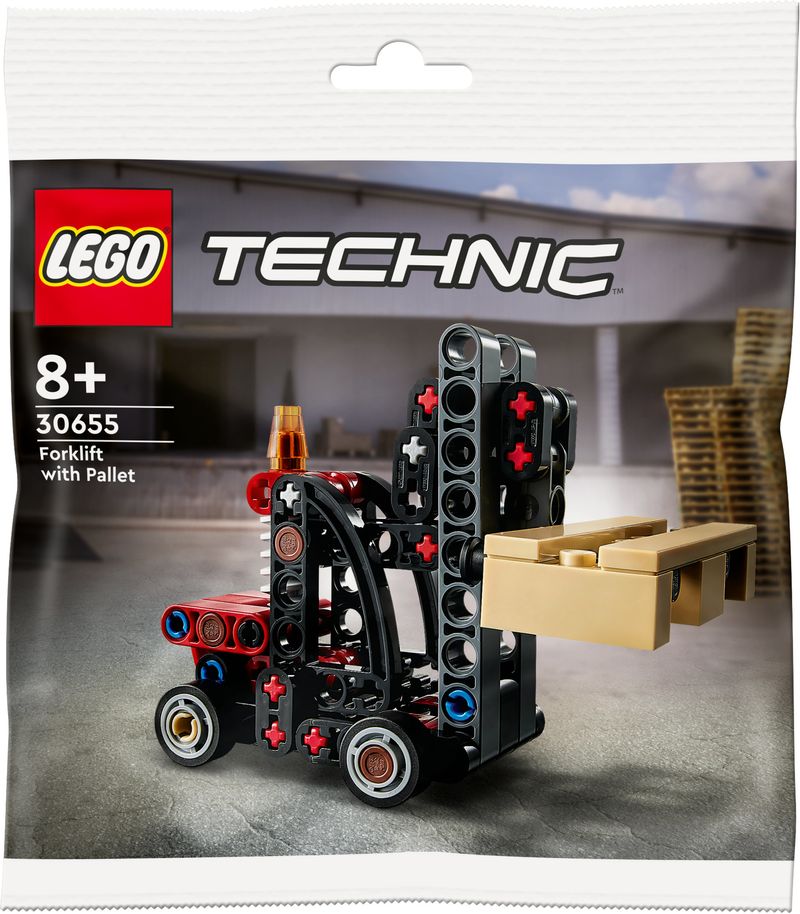 Carrello-elevatore-con-pallet---Lego-Technic-30655