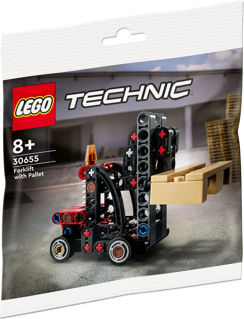 Carrello-elevatore-con-pallet---Lego-Technic-30655