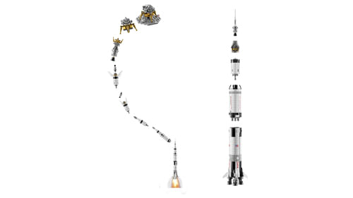 Saturn-V-Apollo-LEGO®-NASA---Lego-Ideas-21309