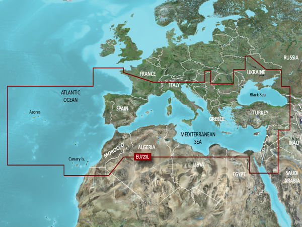 GARMIN-Bluechart-G3-Vision-HD-MEDITERRANEO-MAR-NERO-SPAGNA-VEU723L-art.-010-C1157-00