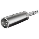 Neutra Goobay 27515 adattatore per inversione del genere dei cavi XLR 6.35 mm Acciaio inox