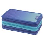 Herlitz TriCase 31 pezzi Dip Dye Blu/Turchese