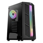 Aerocool Prime V2 Midi Tower Tempered Glass - Black