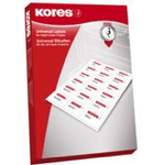 Kores Universal-Power-Etiketten, 105 x 148,5 mm, weiß mit Spezialkleber für schwierige Untergründe - 1 Stück (L105148.25