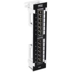 Trendnet TC-P12C6V pezzo di pannello (TRENDnet TC-P12C6V 12-Port Cat6 Unshielded Wall Mount Patch Panel with Included 89